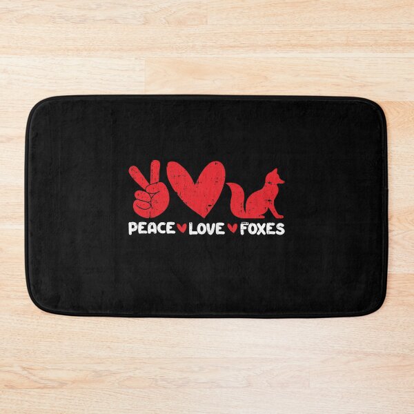 Item preview, Peace - Love - Foxes Animals lover designed and sold by GabbyKash.