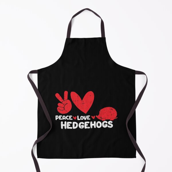 Item preview, Peace - Love - Hedgehogs Animals lover designed and sold by GabbyKash.