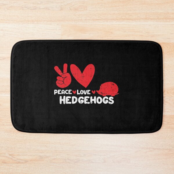 Item preview, Peace - Love - Hedgehogs Animals lover designed and sold by GabbyKash.