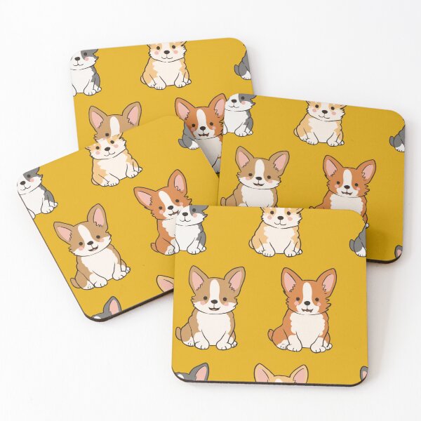 Item preview, Cute Corgi Dog Puppy Pattern Kawaii Pet Lover designed and sold by NicolasGlowArt.
