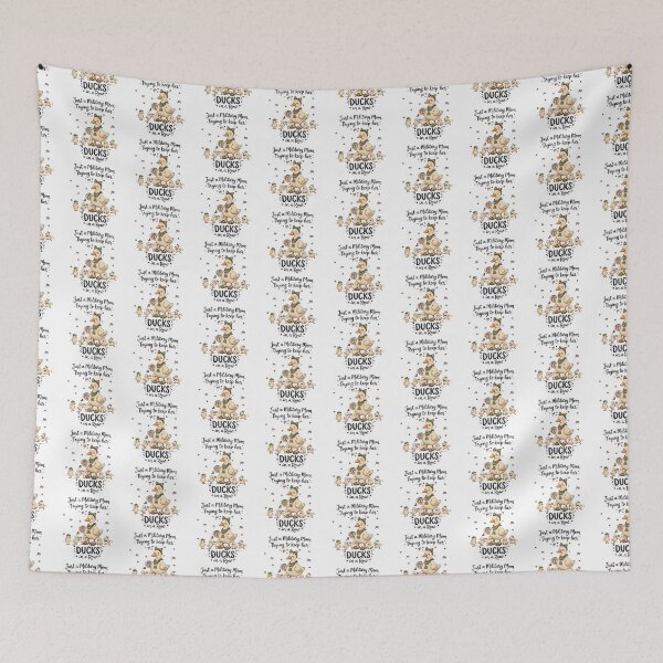 Item preview, Just a Military Mom Trying to Keep Her Ducks in a Row Patriotic Duck Mom Design designed and sold by Winarrts.