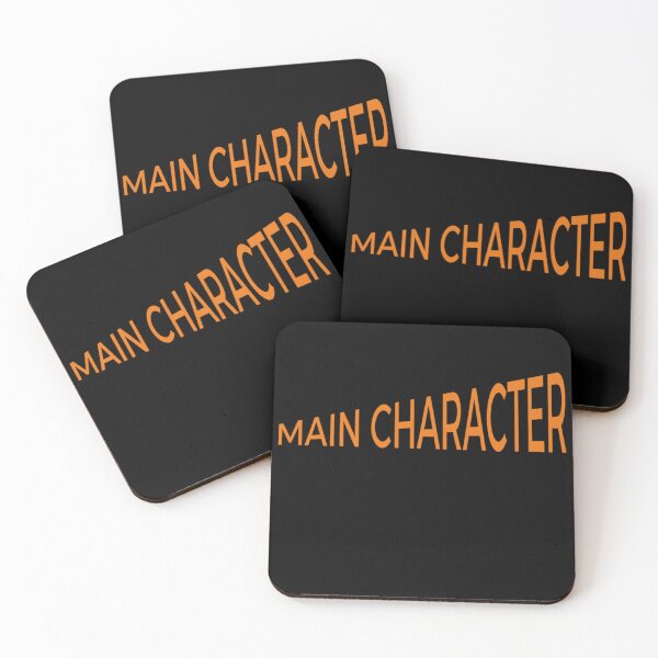 Item preview,  Main Character Energy Orange Typography Minimalist designed and sold by area248.