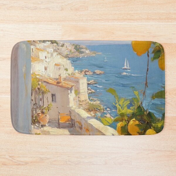 Item preview, Menton France Coastal View with Lemons  designed and sold by CARRAANN.