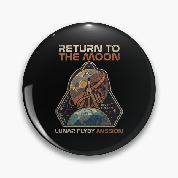 Item preview, Artemis 2 Inspired Return To The Moon Mission Patch designed and sold by Bongocomic.