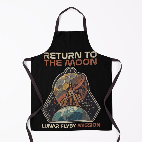 Item preview, Artemis 2 Inspired Return To The Moon Mission Patch designed and sold by Bongocomic.