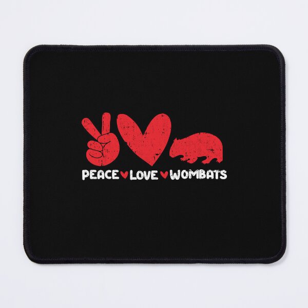 Item preview, Peace - Love - Wombats Animals lover designed and sold by GabbyKash.