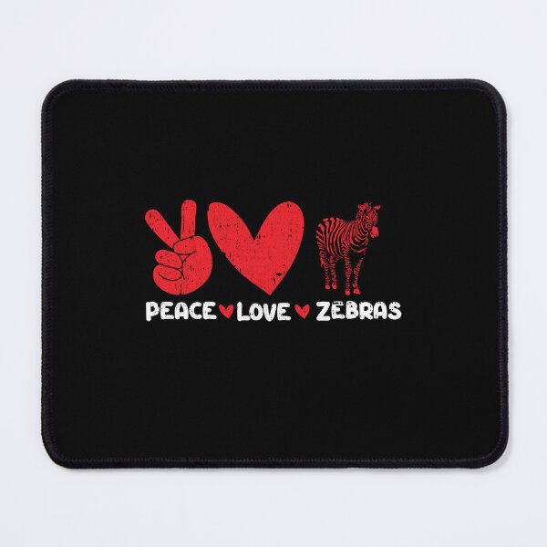 Item preview, Peace - Love - Zebras Animals lover designed and sold by GabbyKash.