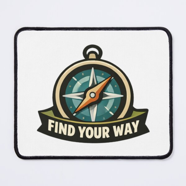 Item preview, Find Your Way Compass Emblem designed and sold by Bronse Wear.