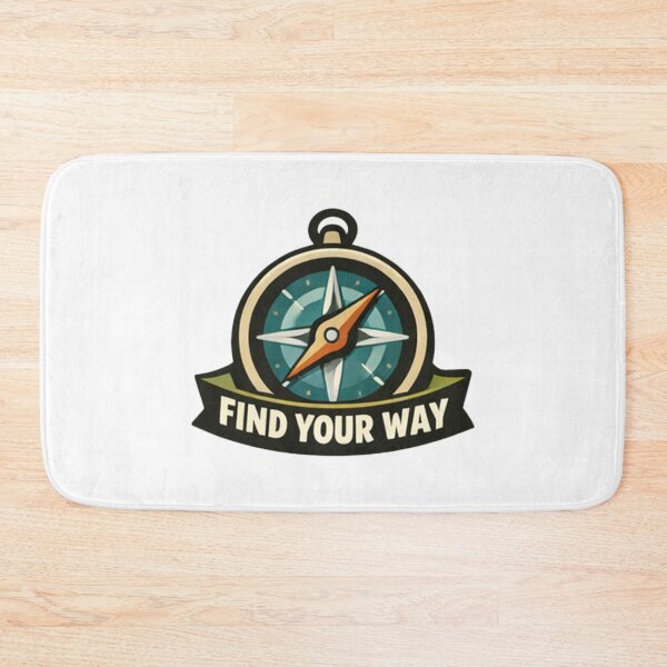 Item preview, Find Your Way Compass Emblem designed and sold by Bronse Wear.