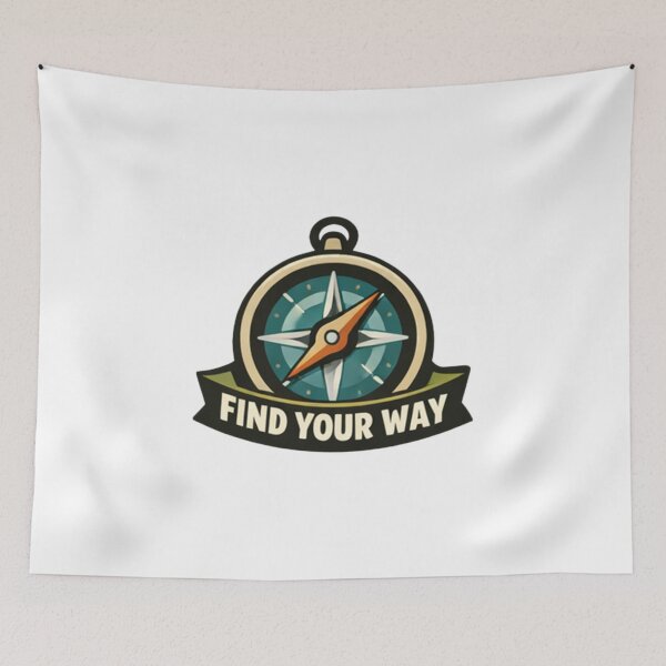 Item preview, Find Your Way Compass Emblem designed and sold by Bronse Wear.