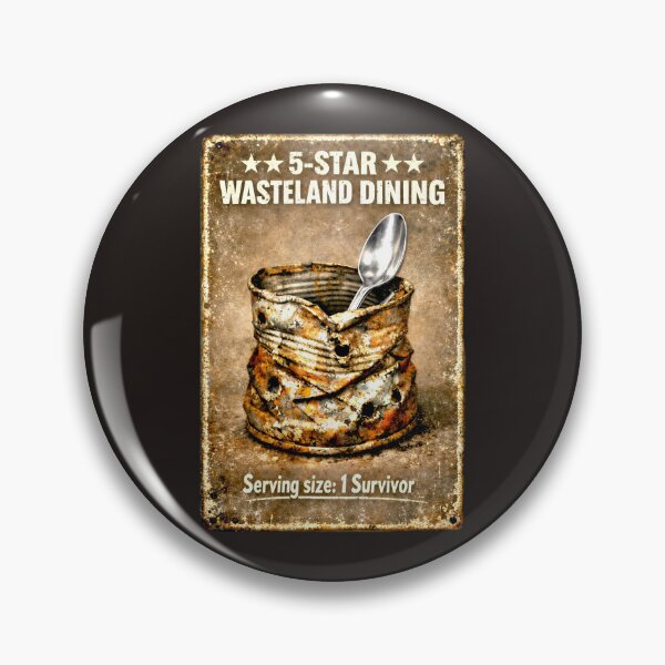 Artikelvorschau, Wasteland Dining Survivor Dystopian Retro entworfen und verkauft von SplashTastic.