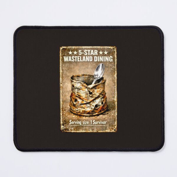 Item preview, Wasteland Dining Survivor Dystopian Retro designed and sold by SplashTastic.