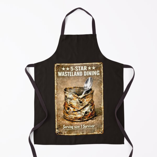 Item preview, Wasteland Dining Survivor Dystopian Retro designed and sold by SplashTastic.