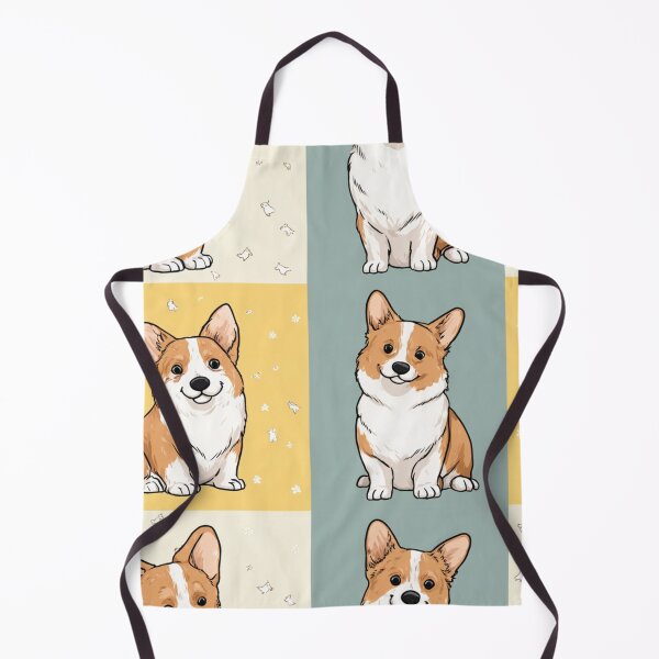 Artikelvorschau, Niedliches Corgi-Hundeliebhaber-Cartoonmuster entworfen und verkauft von NicolasGlowArt.
