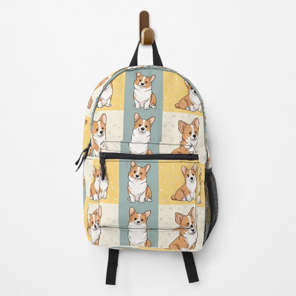 Item preview, Cute Corgi Dog Lover Cartoon Pattern designed and sold by NicolasGlowArt.