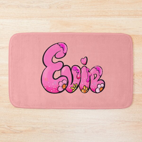 Item preview, Evie name with flowers - pink floral aesthetic  designed and sold by Artonmytee.