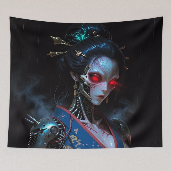 Item preview, Iron Geisha: Cyber‑Armored Elegance designed and sold by Insomnia Art Designs.