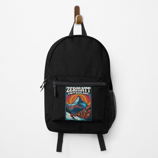 Item preview, Zermatt Switzerland Alps Trippy Art Travel designed and sold by TomFrontierArt.