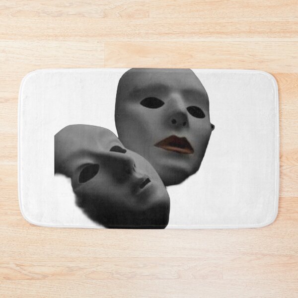 Item preview, Drama Masks Duality Dark Aesthetic Art Print designed and sold by Hafcishop.