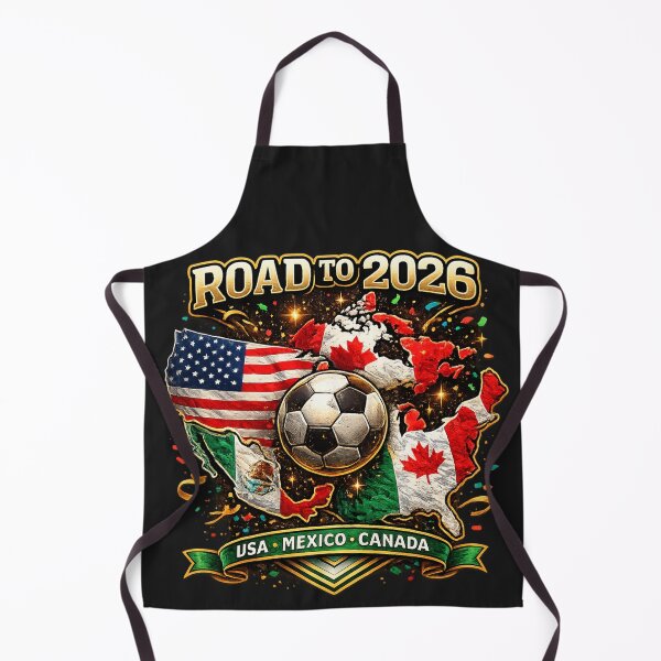 Item preview, Road to 2026 Soccer Tournament - USA Mexico Canada Flags designed and sold by Andromedaseeds.