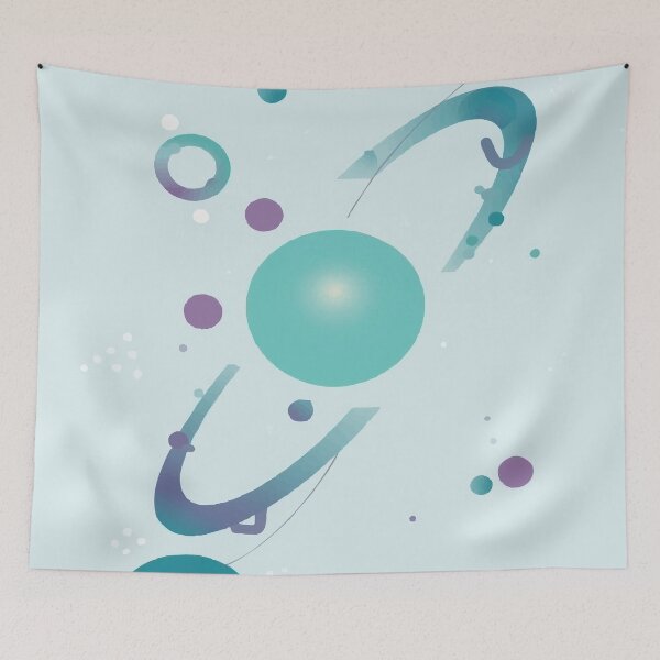 Item preview, Muted Planets designed and sold by AbstractAnom.