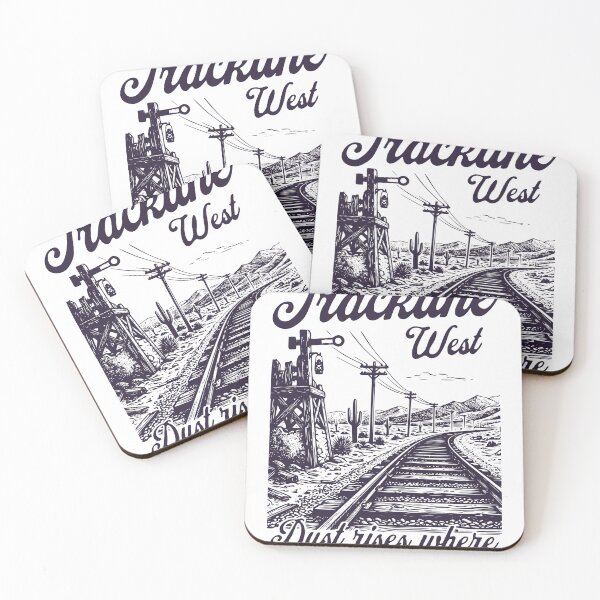Item preview, Vintage Railroad Track Shirt, Western Train Tracks Landscape, Desert Railway Art, Old Travel Aesthetic designed and sold by TeeVerse27.