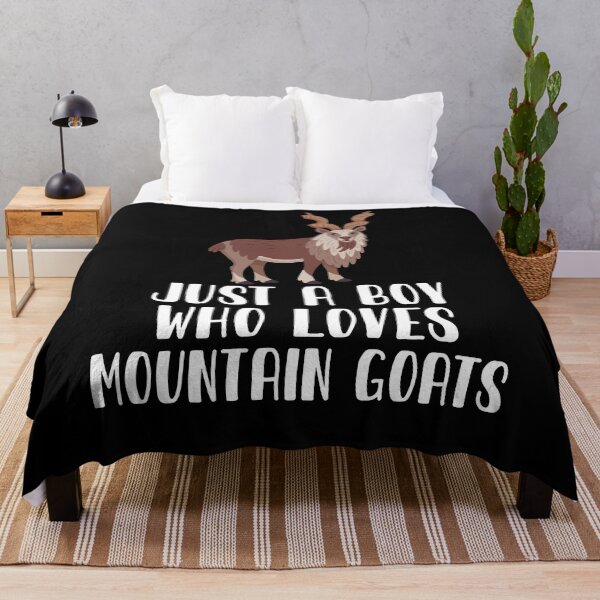 Item preview, Just A Boy Who Loves mountain goats designed and sold by CosmoKitsch.