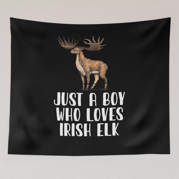 Item preview, Just A Boy Who Loves irish elk designed and sold by CosmoKitsch.