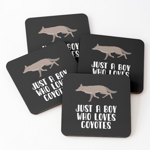 Item preview, Just A Boy Who Loves Coyotes designed and sold by CosmoKitsch.