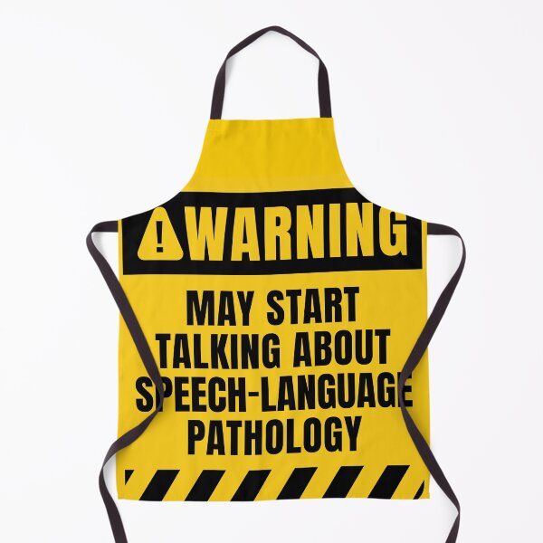 Item preview, Speech Language Pathology Warning Sign designed and sold by MaryAller.