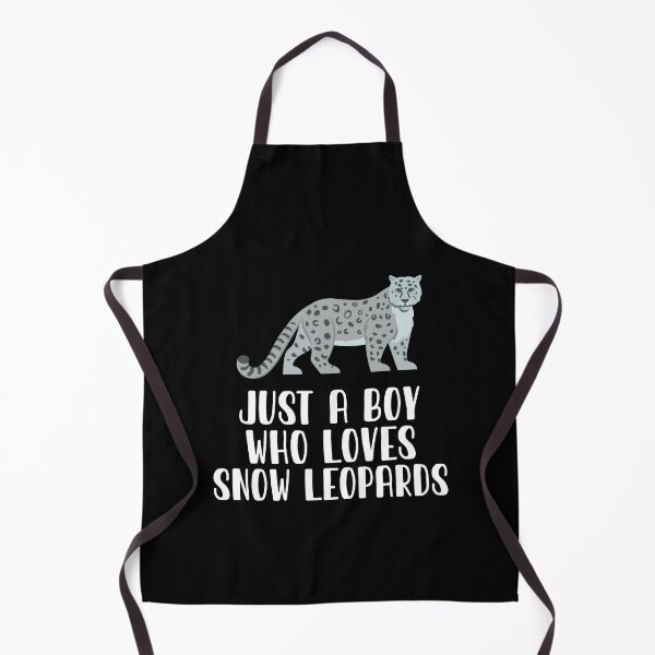 Item preview, Just A Boy Who Loves Snow Leopards designed and sold by CosmoKitsch.