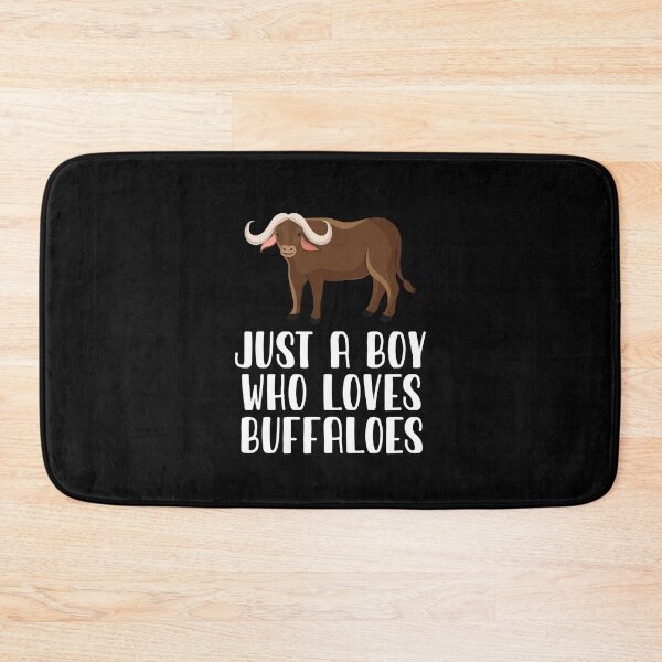 Item preview, Just A Boy Who Loves Buffaloes  designed and sold by CosmoKitsch.