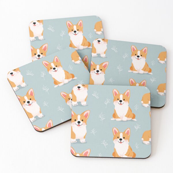 Item preview, Cute Corgi Dog Puppy Pattern Pet Lover Design designed and sold by NicolasGlowArt.