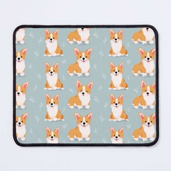 Item preview, Cute Corgi Dog Puppy Pattern Pet Lover Design designed and sold by NicolasGlowArt.