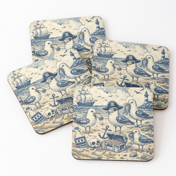 Item preview, Seagulls and Treasure Scene designed and sold by feranova.
