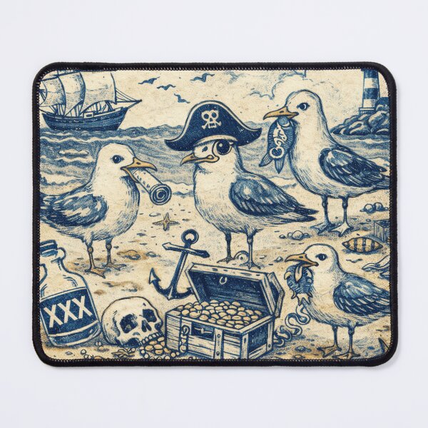 Item preview, Seagulls and Treasure Scene designed and sold by feranova.