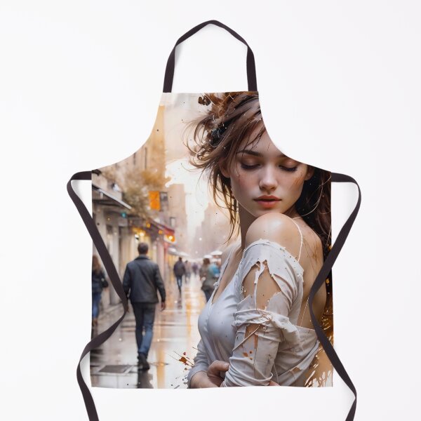 Item preview, Golden Hour Muse: Ethereal Sun-Drenched Portrait designed and sold by Serene Strokes Art.