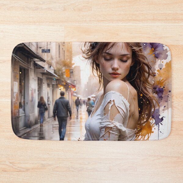 Item preview, Golden Hour Muse: Ethereal Sun-Drenched Portrait designed and sold by Serene Strokes Art.