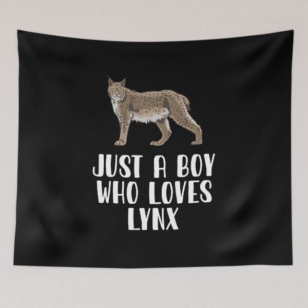 Item preview, Just A Boy Who Loves Lynx  designed and sold by CosmoKitsch.