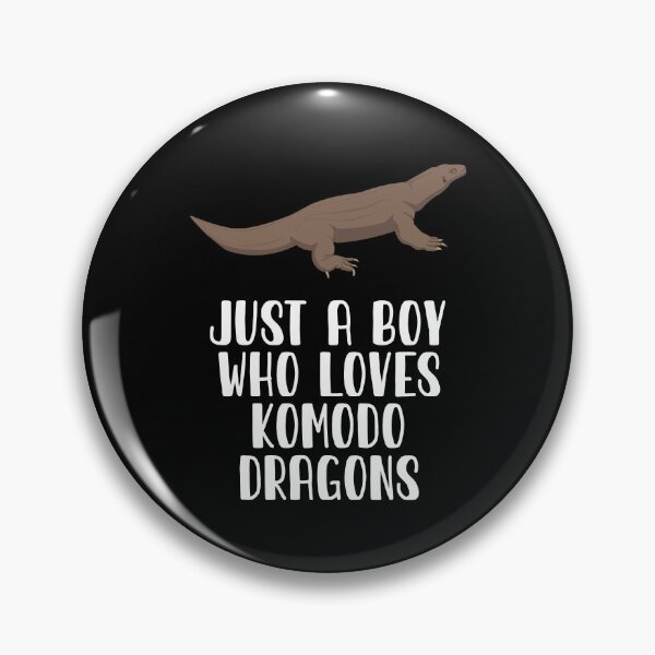 Item preview, Just A Boy Who Loves  Komodo Dragons  designed and sold by CosmoKitsch.
