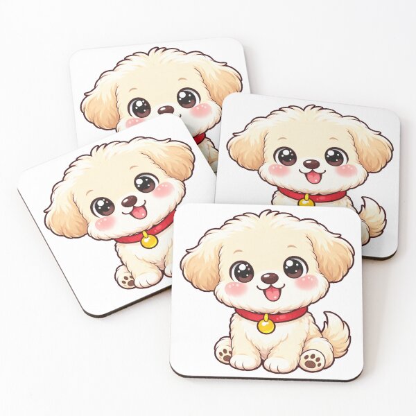 Item preview, Cute Maltipoo Puppy Kawaii Dog Cartoon | Adorable Pet Lover Gift Design designed and sold by GMACgraphicsCo.