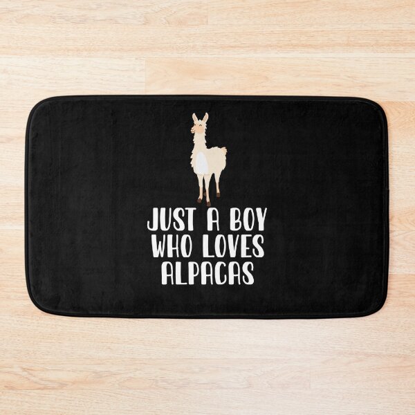 Item preview, Just A Boy Who Loves Alpacas  designed and sold by CosmoKitsch.