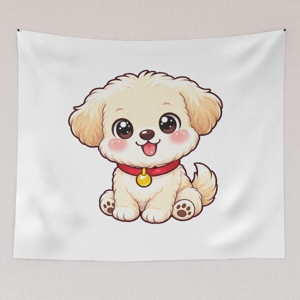 Item preview, Cute Maltipoo Puppy Kawaii Dog Cartoon | Adorable Pet Lover Gift Design designed and sold by GMACgraphicsCo.
