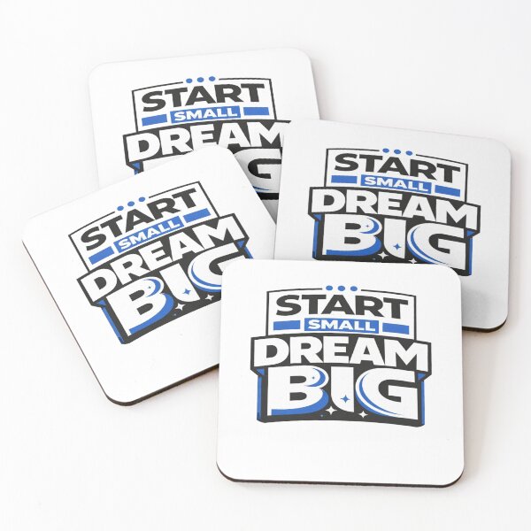 Item preview, Start Small Dream Big Motivation Badge Shirt designed and sold by Wolf Creator.