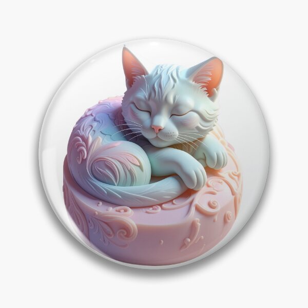 Item preview, Sleeping Cat in Teacup designed and sold by BetweenForms.
