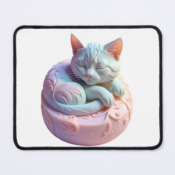 Item preview, Sleeping Cat in Teacup designed and sold by BetweenForms.