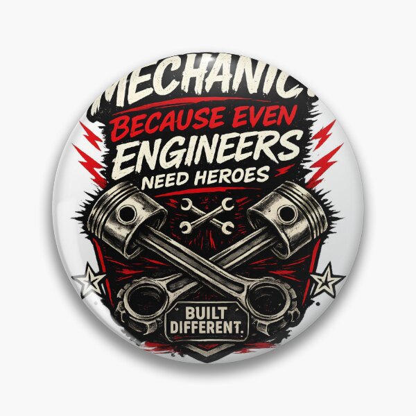 Item preview, Mechanic Because Even Engineers Need Heroes – Built Different Car Guy Shirt designed and sold by Paddy36777.