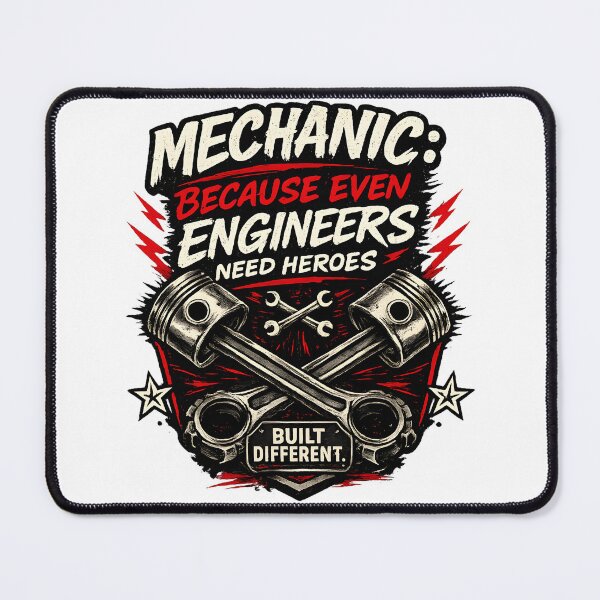 Item preview, Mechanic Because Even Engineers Need Heroes – Built Different Car Guy Shirt designed and sold by Paddy36777.