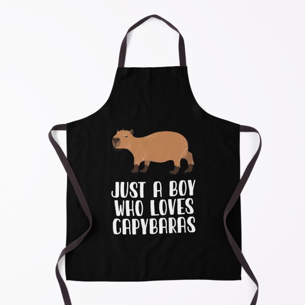 Item preview, Just A Boy Who Loves Capybaras designed and sold by CosmoKitsch.