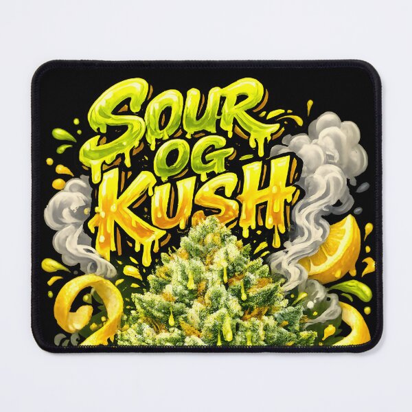 Item preview, Sour OG Kush Graffiti Print | Sour Lemon Diesel OG Strain designed and sold by WAUZ.